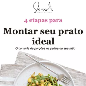 Imagem de capa para o Ebook 4 Etapas Para Montar Seu Prato Ideal