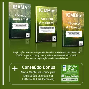 Imagem principal do produto Apostilas - Legislação para o cargo de Técnico do IBAMA