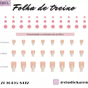 Imagem de capa para o Ebook Folha de Treino para Unhas