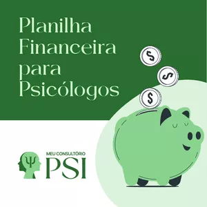 Imagem de capa para o Ebook Planilha Financeira para Psicólogos(as) Clínicos/Autônomos