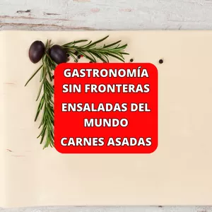 Imagen de portada para Ebook PACK 3 Ebooks Ensaladas del Mundo - Carnes Asadas - Gastronomía Internacional