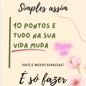 Imagem de capa para o Ebook Simples Assim - 10 pontos e tudo na sua vida muda.
