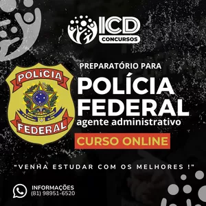 Imagem de capa para o Curso online ADMINISTRATIVO DA PF