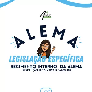 Imagem de capa para o Ebook ALEMA - Legislação Específica: Regimento Interno da ALEMA
