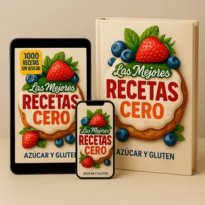 Imagen de portada para Ebook 1000 Recetas Sin Gluten y Sin Azúcar en Minutos