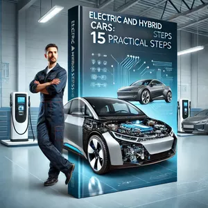 Imagem de capa para o Ebook 15 Passos para dominar Carros Elétricos e Hibridos Hoje