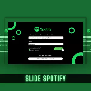 Imagem de capa para o Ebook Slide Spotify | Template moderno e editável