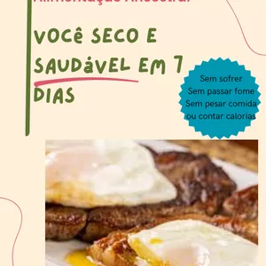 Imagem de capa para o Ebook Alimentação Ancestral: Você Seco e Saudável em 7 Dias