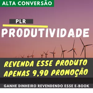 Imagem de capa para o Ebook PLR Produtividade Emagrecimento