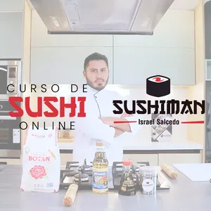 Imagen de portada para Curso online Sushiman - Curso de Sushi - Nivel Básico