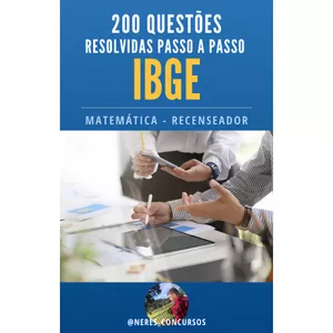 Imagem principal do produto Concurso IBGE Recenseador - Matemática: 200 questões comentadas