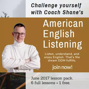Cover image for Online course Coach Shane's American English Listening - June 2017