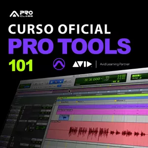 Imagem de capa para o Curso online Pro Tools 101 - Curso Oficial da Fabricante