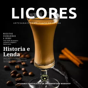 Imagem de capa para o Ebook Licores artesanais como Fonte de Renda