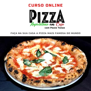 Imagem de capa para o Curso online PIZZA NAPOLETANA EM CASA - CURSO ONLINE