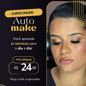 Imagem de capa para o Curso online Curso de automaquiagem 