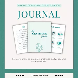 Cover image for Ebook The Gratitude Journal {Template}