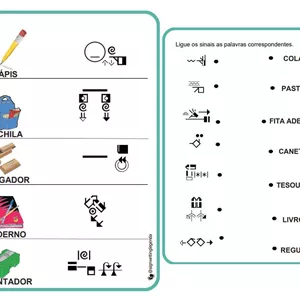 Imagem de capa para o Ebook Atividade Material Escolas em Escrita de Sinais