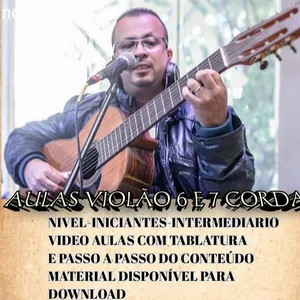 Imagem do curso AULAS VIOLÃO 6 E 7 CORDAS