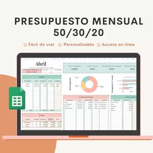 Imagen de portada para Ebook Plantilla Financiera 50/30/20