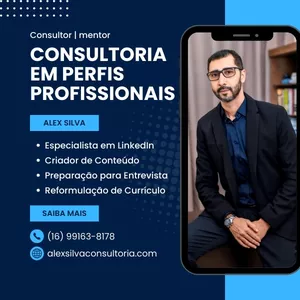 Imagem de capa para o Serviço online Consultoria e Mentoria em Perfis do LinkedIn