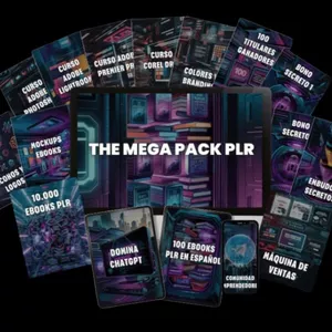Imagen de portada para Curso online THE MEGA PACK PLR