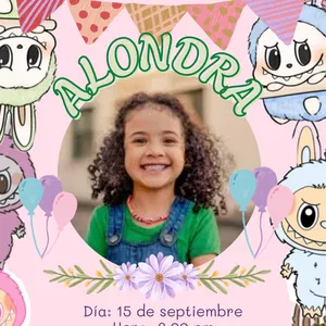 Imagen de portada para Ebook invitación niña 