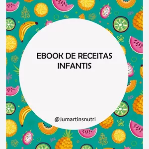 Imagem de capa para o Ebook Livro de receitas infantis 