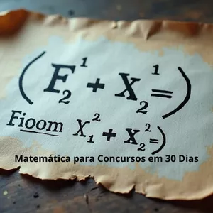 Imagem de capa para o Ebook Matemática para Concursos em 30  Dias