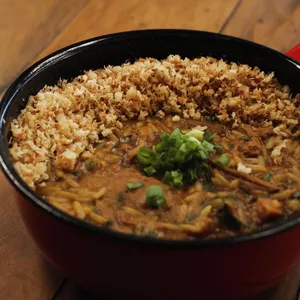 Imagem de capa para o Ebook Arroz caldoso de costela com farofa de coco 