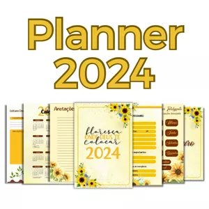 Imagem de capa para o Ebook Planner inteligente 2024 