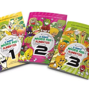 Imagem do curso O MUNDO MÁGICO DOS ALIMENTOS - COLEÇÃO COMPLETA (3 LIVROS)