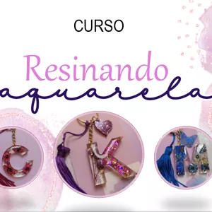 Imagem de capa para o Curso online Curso Resinando Aquarela