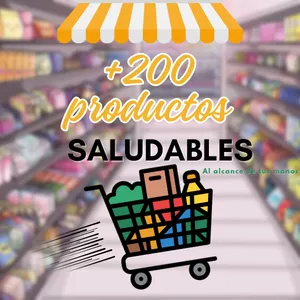 Imagen de portada para Ebook +200 productos SALUDABLES en tu carrito 