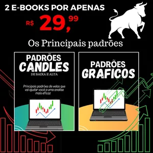 Imagem de capa para o Ebook Padrões gráfico e candles 