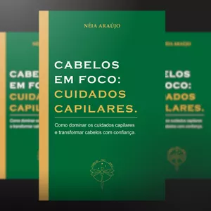 Imagem de capa para o Ebook Cabelos em Foco - Cuidados Capilares