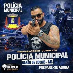 👮‍♂️ Preparatório Completo  GUARDA MUNICIPAL de Barão de Cocais - Minas Gerais 👮‍♂️ GCM - Instituto Óliver