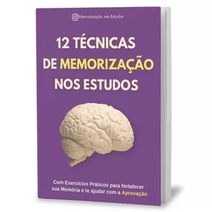Imagem de capa para o Ebook 12 Técnicas de Memorização nos Estudos