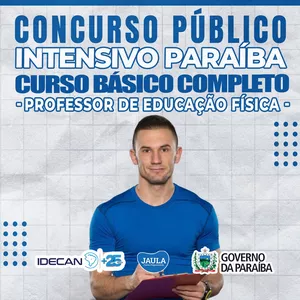 Imagem de capa para o Curso online INTENSIVO PARAÍBA - PROFESSOR EDUCAÇÃO FÍSICA - IDECAN