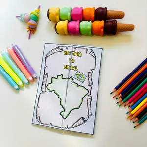 Imagem de capa para o Ebook LAPBOOK HISTÓRIA DO BRASIL 🔰 EDUCA ARTE 