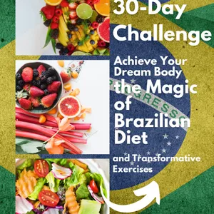 Cover image for Ebook 30-day weight loss challenge with a Brazilian diet.