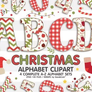 Imagen de portada para Ebook Christmas-Alphabet-Letters Sublimation 2