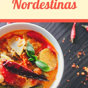 Imagem de capa para o Ebook Comidas Nordestinas - Receitas caseiras inspiradas pela tradição