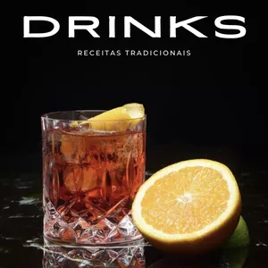 Imagem de capa para o Ebook Drinks - Receitas Tradicionais