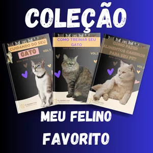 Imagem de capa para o Ebook COLEÇÃO MEU FELINO FAVORITO