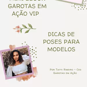Imagem de capa para o Ebook Mini Ebook Garotas em Ação - Dicas de Poses