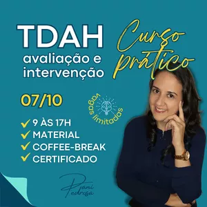 Imagem de capa para o Evento presencial TDAH - Curso Prático