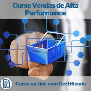 Imagem principal do produto Curso Online em videoaula Vendas de Alta Performance com Certificado