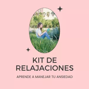 Imagen de portada para Curso online Kit de relajaciones. Aprende a manejar tu ansiedad.