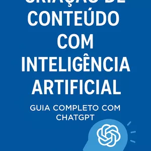 Imagem de capa para o Ebook 🌟 IA Criativa: O Guia Definitivo para Criar Conteúdo com ChatGPT